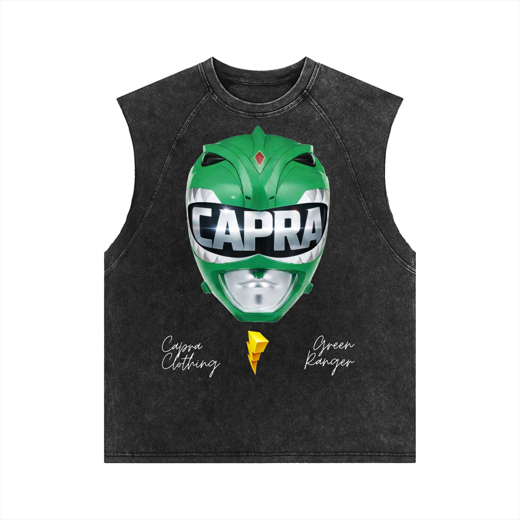 Snow Washed Green Ranger Tank Top