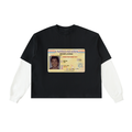 Layered Contrast Sleeve Scarface license T-Shirt