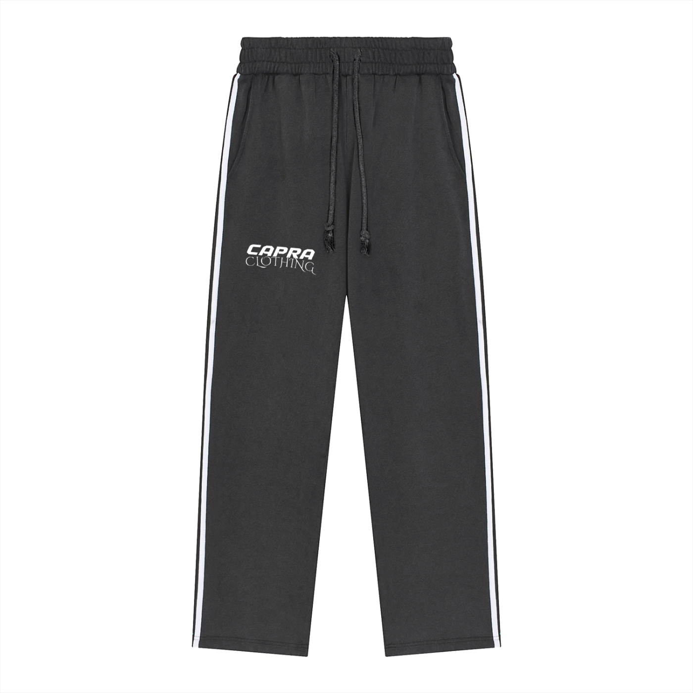 Snow Washed Contrast Tape Sweatpants
