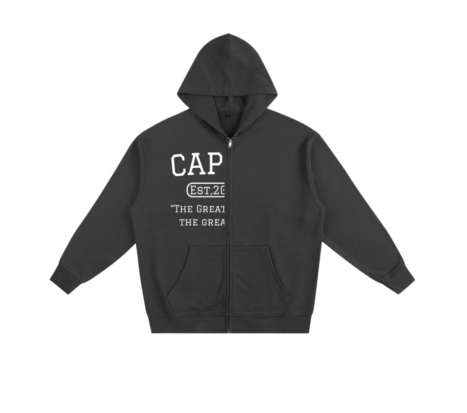 Capra half original zip hoodie
